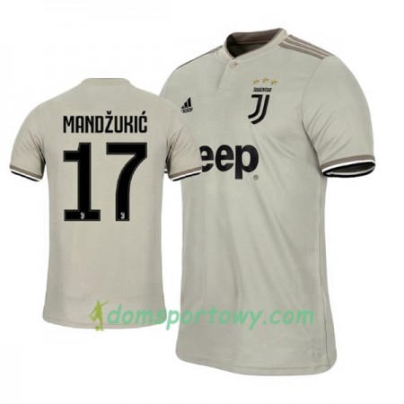 Koszulka Juventus Mario Mandzukic 17 Wyjazdowe Koszulki Piłkarskie 2018-2019 Krótki Rękaw